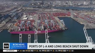 Port of LA and Long Beach closes for labor shortage