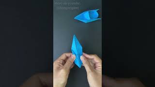 Origami Speed Boat #origami #shorts @hongorigami