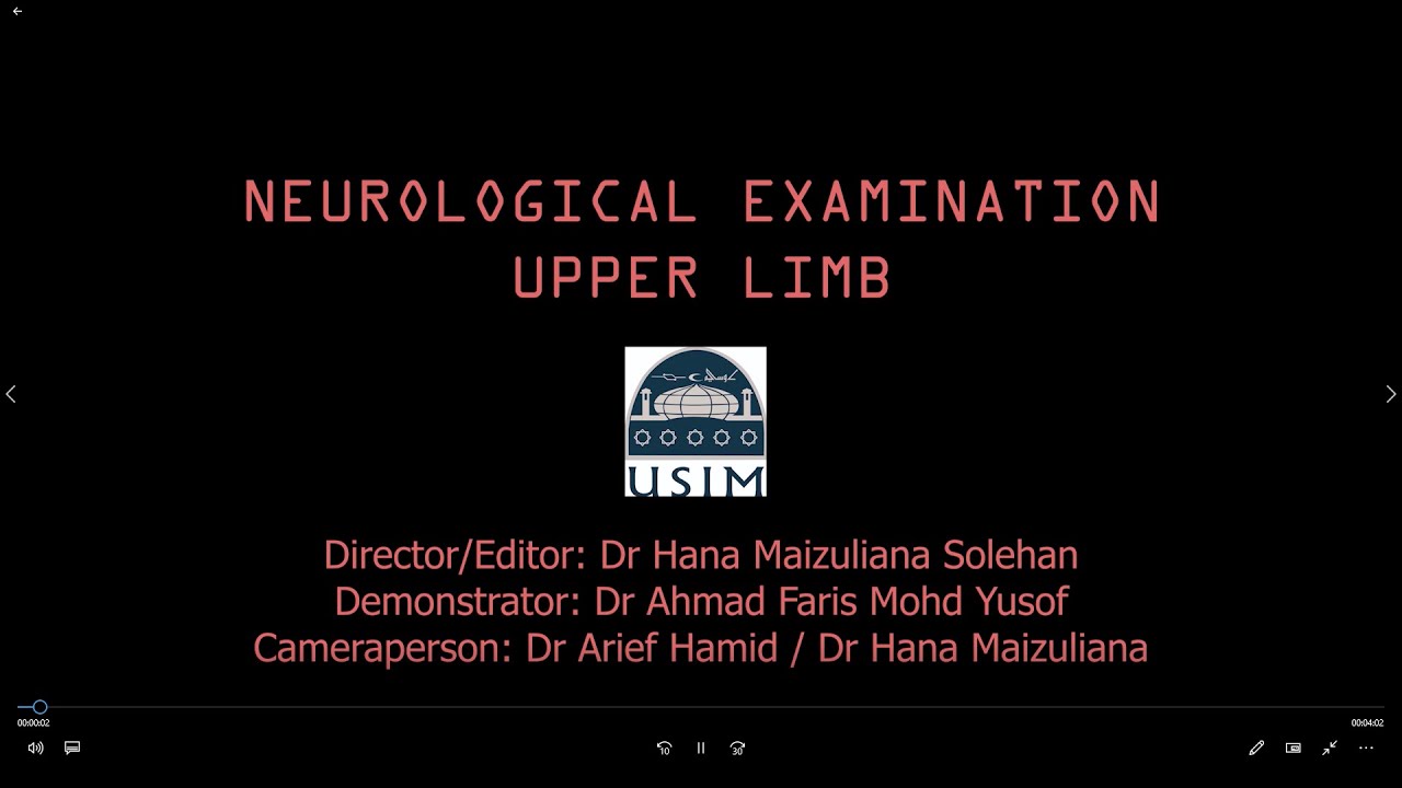 Neurological Examination - Upper Limb - YouTube