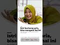 Istri berharap pria, bisa mengerti hal ini dr. aisah dahlan #shorts