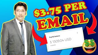 $3.75 Per Email ($1509.04 in 1 Week) Make Money Collecting Emails - No Website Needed - Hindi Video