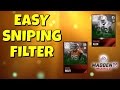 Easy Sniping Filter!! Madden Mobile 17