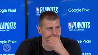 Nuggets' Nikola Jokic Reacts to GM 2 Loss VS Timberwolves, Being Down 0-2, Anthony Edwards & KAT