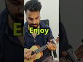 Are you a Noob Ukulele Player - Anuv Jain Alag Aasman Lesson - #ytshorts #ukulele