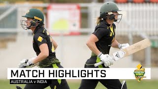 Perry good show steers Australia past India in Canberra | CommBank T20 INTL Tri-Series