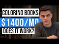 Make $1400 a Month Passive Income 2024 | Low Content Books | Coloring Books (Make Money Online)