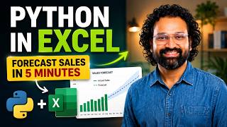 Python in Excel Tutorial | Build a Sales Forecasting Model
