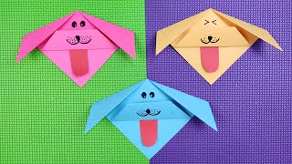 How to make a paper dog tutorial / Easy origami dog / perro de papel / бумажная собака / puppy craft