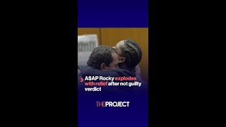 A$AP Rocky explodes with relief after not guilty verdict