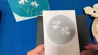 誰でも描ける一筆画 サギ草 egret flower ほのぼの一筆画 No.57