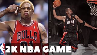 【NBA 2K22】'96-'97 Chicago Bulls vs '05-'06 Miami Heat PS4 PLAY