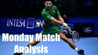Djokovic Overpowers Ruud to Complete ATP Finals Sweep | Monday Match Analysis