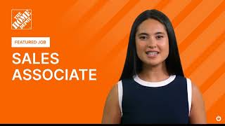 The Home Depot Sales Associate Job Overview