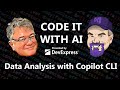 Code It With AI - Data Analysis with Copilot CLI (ep.11)