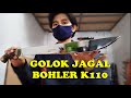 Golok Sembelih Premium Baja Bohler K110 Germany