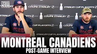 Joel Edmundson on Officiating vs. Montreal Canadiens in Vegas Series: "We Just Got To Play Hockey"