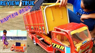 miniatur truk oleng | review truk kapten reza, kecil kecil truk nya besar