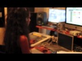 jahna sebastian and perry devonish aka p.nology in the studio 31.07.2012