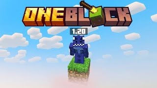 MINECRAFT One block but in pocket edition