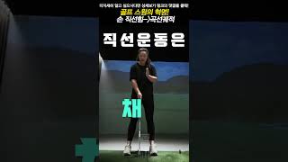 골프스윙의혁명!손의직선힘을 곡선궤적으로 바꾸는 비밀