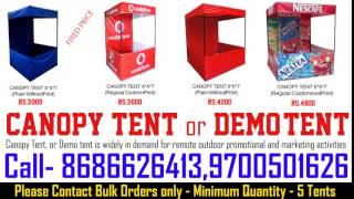 Canopy Tent • Demo Tent • Promotional Tent in Hyderabad,Vijayawada, Guntur, amaravathi.