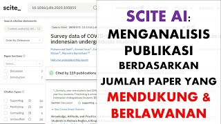 Fitur Gratis Scite AI: Tool untuk Mencari & Crosschek Reliabilitas Artikel Penelitian