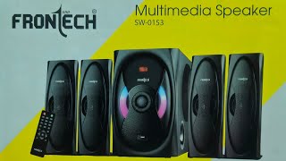 FRONTECH HOMETHEATER(HIGH BASS) # SW-0153 4.1 SPEAKER #unboxing #review #hometheater #frontech #2024