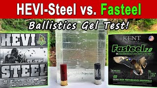 HEVI Steel vs. Kent Fasteel | Ballistics Gel \u0026 Pattern Test