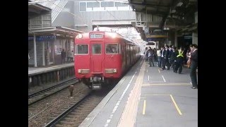 名鉄知立駅6番線　急行吉良吉田行き発車