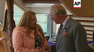 Duke and Duchess of Cornwall visit site of 1998 Omagh bombing