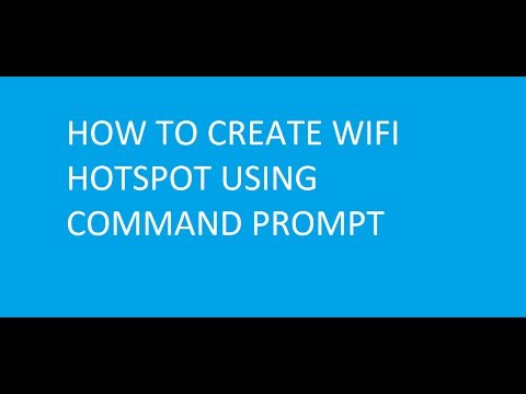 How To Create WiFi Hotspot Using Command Prompt How To Create WiFi Hotspot Using Command Prompt
