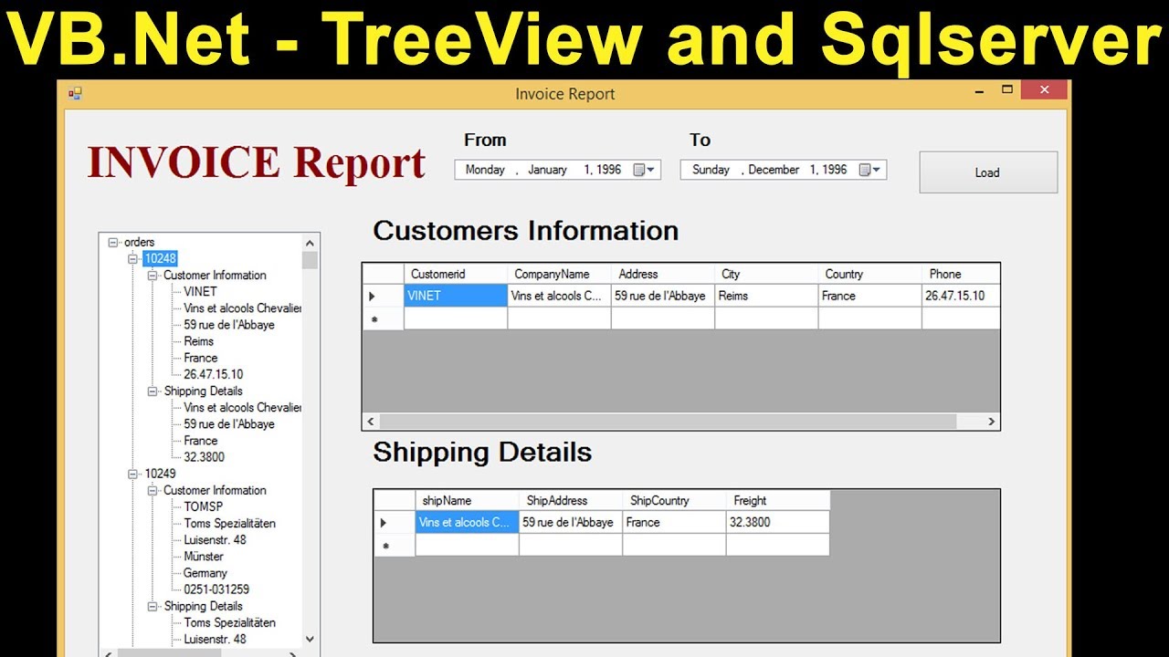 Vb net file. TREEVIEW C# MYSQL.