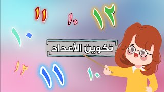 تكوين الأَعداد 10 ، 11 ، 12  - رياضيات - الصف الأول الابتدائي - الفصل الدراسي الثاني