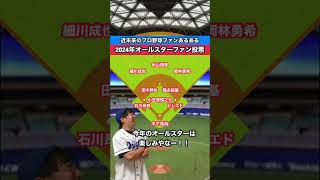 【近未来野球ファン】2024年オールスター選出選手