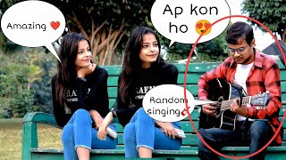 Random Singing Prank in Public | Singing with Girls | Bollywood Mashup In Public | Best Prank Naveen