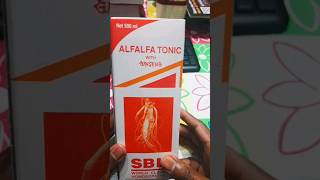 Sbl alfalfa Tonic with ginseng for complete family#shorts #flipkart #unboxing #health