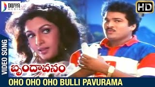 Brindavanam Telugu Movie Songs | Oho Oho Bulli Pavurama Video Song | Rajendra Prasad | Ramya Krishna