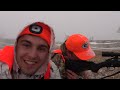 deer hunting in a snowstorm wisconsin doe hunt for charity