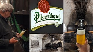 World famous Pilsner Urquell beer factory tour