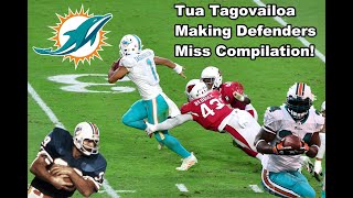 Tua Tagovailoa Making Defenders Miss Compilation (Best Rushing Plays)
