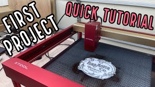Quick and Easy First Project Tutorial xTool D1 Pro Laser Cutter