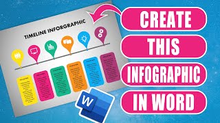 Create this Infographic in Word - Easy tutorial