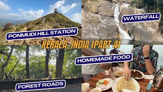 Kerala, India (Part 4): Ponmudi waterfall, hill station, roads and homemade food. Our favourite day!