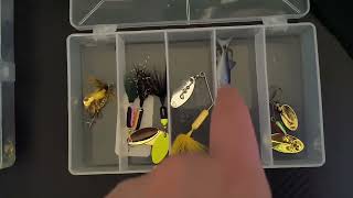 my tackle boxes, bags, and tackle wall