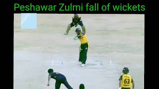 Peshawar zulmi fall of wickets in psl 2023 in exhibition match| PCB | MA2T