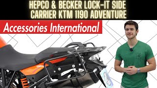 Hepco \u0026 Becker Lock-it Side Carrier for KTM 1190 Adventure (650.7519) | Full Overview