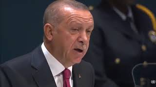 Turkish President Recep Tayyip Erdogan Speech at 74th UN General Assembly