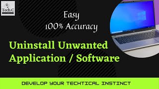 How to Uninstall Programs/Application/Software in Windows 10 | Permanently Delete  2021 | 100% Free