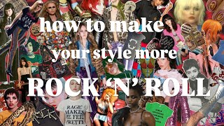 how to make your style more ROCK ‘N’ ROLL 🎸✨ rockstar aesthetic, alternative fashion, style inspo