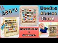 B.Toys AB3'S Wooden Abacus Stand Alphabetical & Numerous (Preloved Toy)